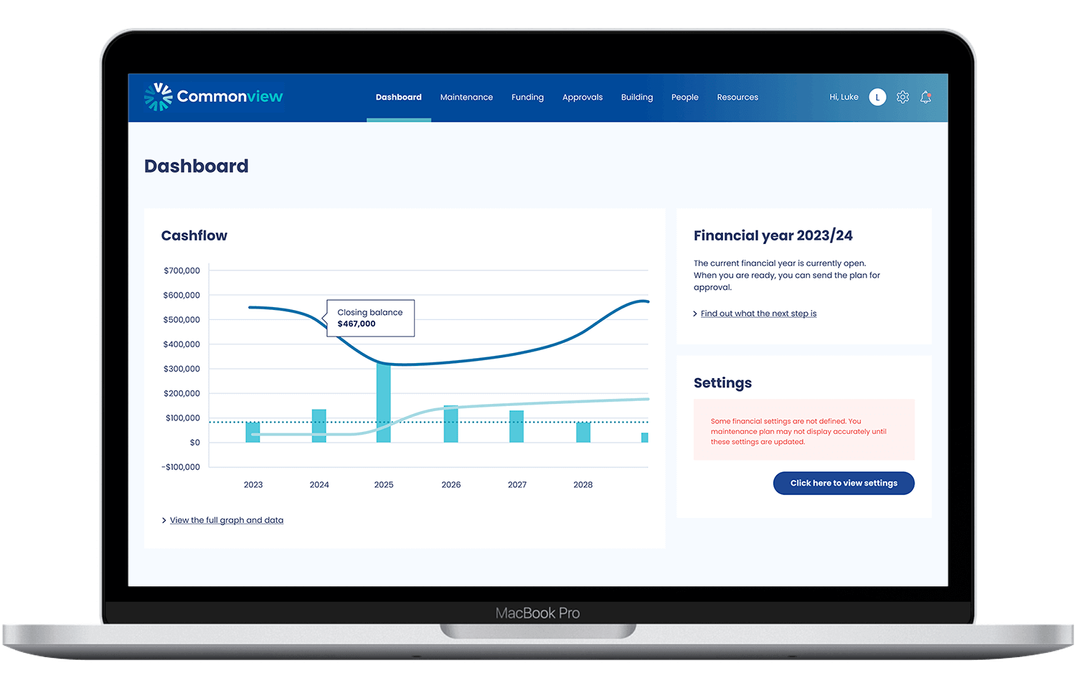 Commonview dashboard